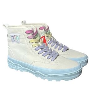 *NEW* VANS Sentry WC Pastel Pop/Marshmallow High Top Shoe Women's Size 8 Multi